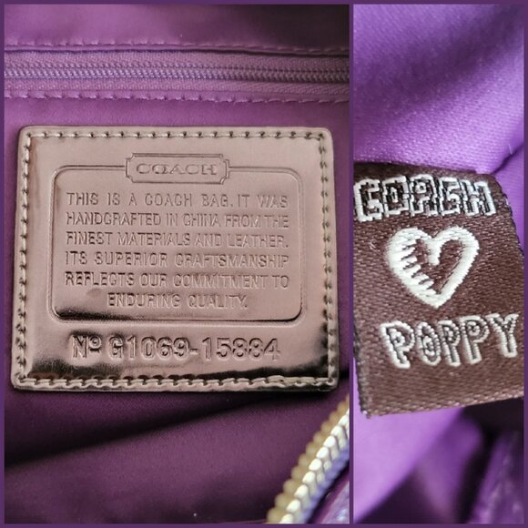 Coach Poppy Tartan Bag + Wristlet - Picture 11 of 15